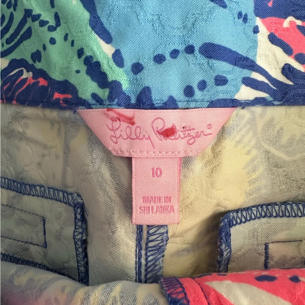 Lilly Pulitzer Floral Women's Shorts Size 10 - Picture 3 of 3